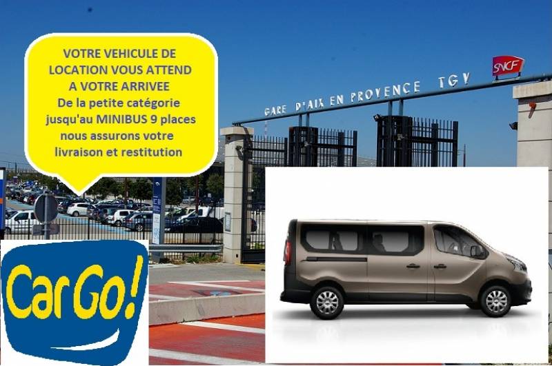 Location voiture gare TGV AIX cargo drive